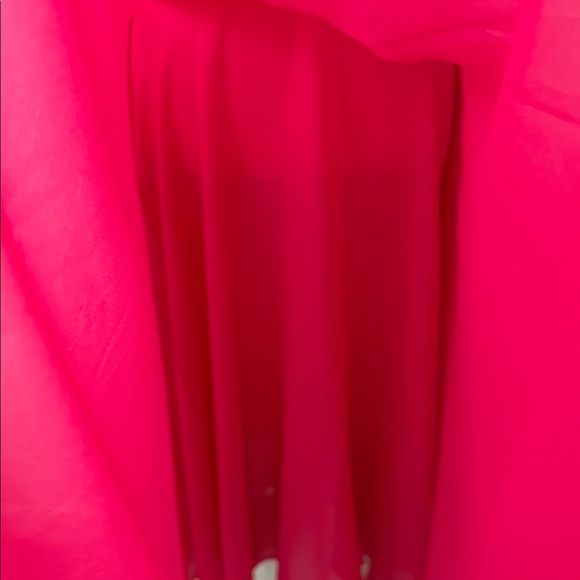 Dina Bar-El pink silk cocktail dress sz 10 - Picture 3 of 6